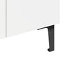 Modern Shoe Cabinet Double Doors Adjustable Shelves Hallway Storage 95x60x34.5cm