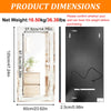 XL RGB LED Mirror Glittery Crystals Diamond Wall Mounted Hanging Mirror Bedroom
