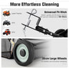 Tow-Behind Lawn Sweeper w/ 0.74 M3 Large-Capacity Hopper Bag