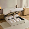 Dusk Berkeley Ecru Chenille Double Ottoman Storage Bed RRP £690