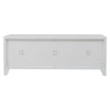 Metal TV Stand Sideboard Office Filing Storage Cabinet Cupboard Doors Cable Hole
