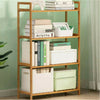 4 Tier Bamboo Kitchen Bathroom Laundry Shelf BookShelf Storage Rack Shop Display