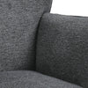 Modern Rocking Accent Chair High Wingback Padded Lounge Glide Seat for Nursing