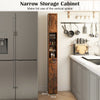 Narrow Storage Organizer 180 cm Tall Bathroom Cabinet w/ 3 Doors-