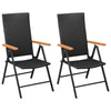 Gecheer Garden Dining Set for 2 Garden Table and Chairs Set 2 Seaters W6C3