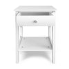 Bedside Cabinet with Drawer Wooden Nightstand with Shelf Bedside Table Bedroom