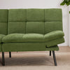 Modern 3 Seater Sofabed Recliner Fabric Sofa Bed 3 IN 1 Sleeper Couch Settee Bed