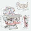 3 in 1 Baby Highchair Height Adjustable High Feeding Booster Seat Toddler Chair