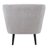 Button Back Tufted Armchair with Solid Wood Legs Accent Chair for Living Room