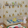 Pine Wood Kids Children Teepee House Bed Bed Tent Bed Frame Children Bedroom