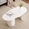 Cloud Coffee Table Modern White Coffee Table for Living Room Irregular Tea Table
