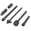 Heavy Duty 1/2" Ratchet Wrench Socket Set 8-32mm Metric Extension Bar Metal Case
