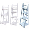 Wooden Ladder Shelf Plant Flower Pot Display Stand Storage Rack Bookcase Shelves