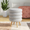 Dressing Table Stool Ottoman Footstool Padded Cushion Rest Seat Footstool Pouffe