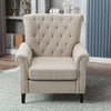 Modern Upholstered Sofa Chair Velvet Fabric Accent Armchair Leisure Lounge Chair
