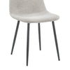 Dusk Sophia Taupe Boucle & Black Metal Set of 4 Dining Chairs RRP £248
