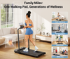 THERUN folding treadmill for home 10 KM/h under Desk treadmill. Foldable .