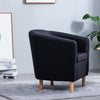 Victorian Retro Wing Back Armchair Accent Oyster Fireside Sofa Lounge Tub Chair