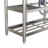 Commercial Stainless Steel 1.0 Bowl Sink Catering Kitchen WorkTable&Drainer Unit