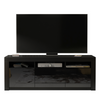 160cm TV Unit Cabinet | Sideboard Cupboard | Black High Gloss Doors | Modern