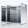 LED Bathroom Mirror Cabinet 900x650 With Bluetooth Shaver Socket Dimmable Lights