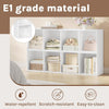 4 Cube Bookcase with Shelving Unit for Storage Bookshelf Living Room Office Home