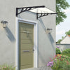 Straight Door Awning Patio Window Front Back Shelter Canopy Sun Shade Rain Cover
