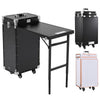 Foldable Artist Make Up Station Cosmetic Beauty Hairdresser Trolley Case Table