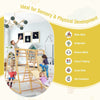 8-in-1 Kids Jungle Gym Playset Toddlers Indoor Wooden Climbing Toy Play Set