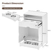 Pet Feeder Station, Dog Cat Food Storage Feeding Station, Food Cabinet
