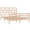 Bed Frame Solid Wood Pine 160x200 Y2B5