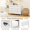 Home Storage Cabinet Kitchen Buffet Cabinet Sideboard-White