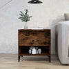 Side Table Smoked Oak 50x46x50 cm Engineered Wood NEW