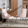 Dining Chairs Set of 6 Velvet Padded Dining Room Kitchen Chair Home Restaurant