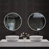 Round Bathroom Mirror with Bluetooth 3 LED Lights Illuminated Demister