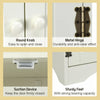 Tall Kitchen Larder Slim White Pantry Cabinet Cupboard Storage Unit Shelves Wood