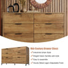 Sideboard Cabinet Industrial Cupboard Storage Furniture 6 Drawers Living Room