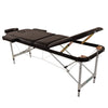Portable 3 Fold Massage Table Beauty Bed Massage Therapy Couch Facial SPA Salon