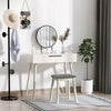 Dressing Table With Drawers Mirror Stool Set Makeup Desk Vanity Table Bedroom