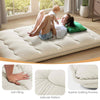 190 x 135 x 10 cm Japanese Floor Mattress Futon Mattress Roll up Mattress-Beige