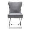 Pair of Upholstered Dining Chairs Tub Accent Chair Heavy Duty with Metal Legs UK
