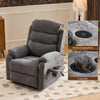 Electric Recliner Chair Sofa Massage Armchair with Cup Holder/Wireless Charging