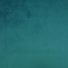 Teal Blue Velvet Loveseat Foam Filled with Dark Wood and Gold Legs Saddle Arms