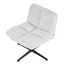 Teddy Velvet Accent Chair Height Adjustable Swivel Office Desk Chair Metal Legs