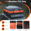 Heavy-Duty 130 x 91 x 17 cm Cargo Basket Roof Rack Cargo Carrier-Black