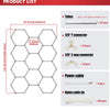 28x Hexagon LED Lighting Car Detail Home Garage Workshop Retail Without Border#