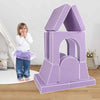 COSTWAY 8-Piece Modular Kids Play Couch Convertible Climb & Crawl Foam-Purple