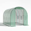 Garden Polytunnel 3m X 2m Greenhouse Galvanise Steel Frame Walk-in Tunnel House