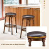 Set of 2 Bar Stools Kitchen Counter Height Pub Chair 360 °Swivel 29"/74cm Tall