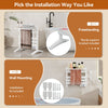 Electric Heated Towel Rail Bathroom Warmer Timer Ladder Radiator Storage Shelf